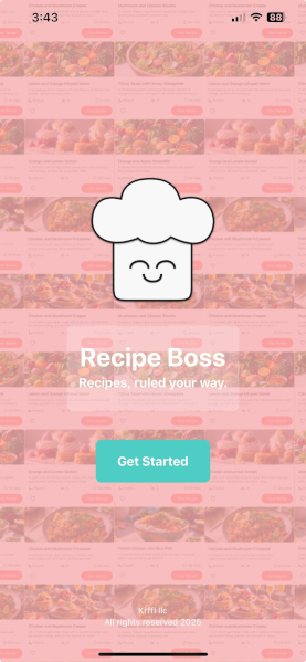 Recipe Boss Loading Screen