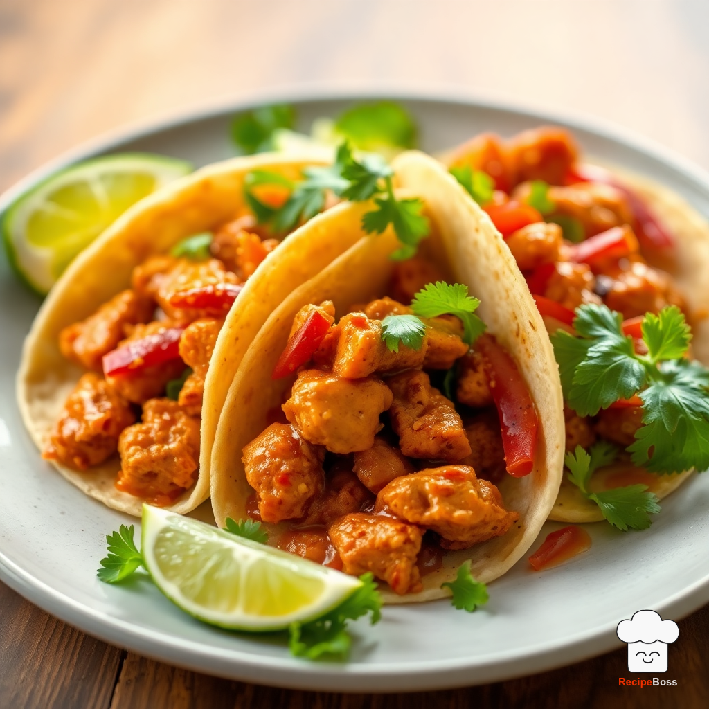 Quick Chipotle Chicken Tacos