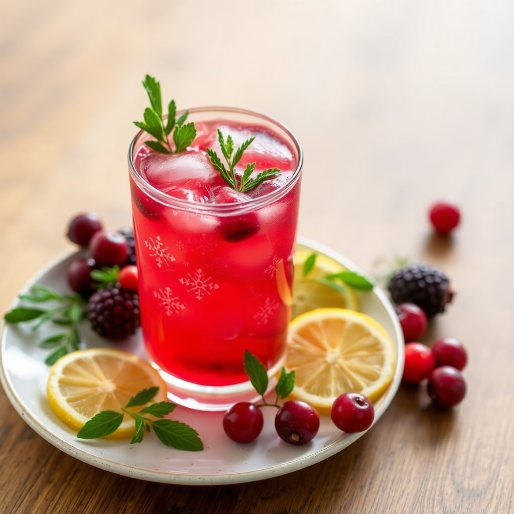 Cranberry Ginger Sparkler