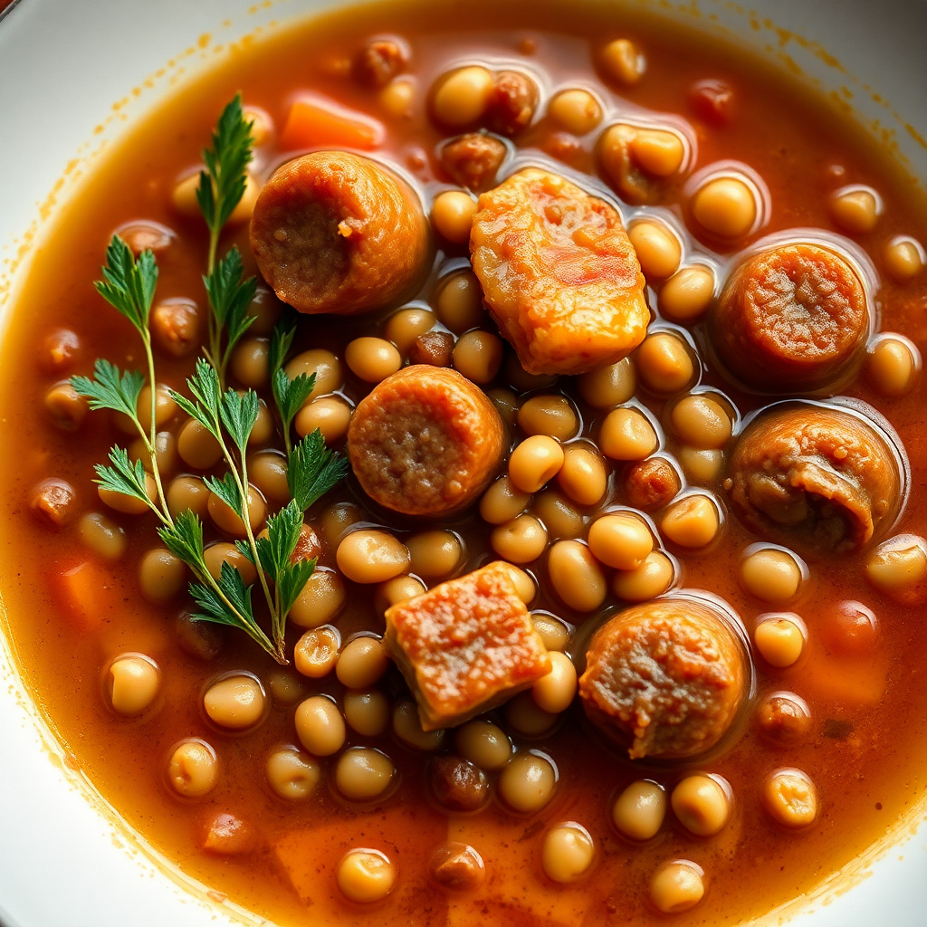 Classic Lentil and Sausage Soup