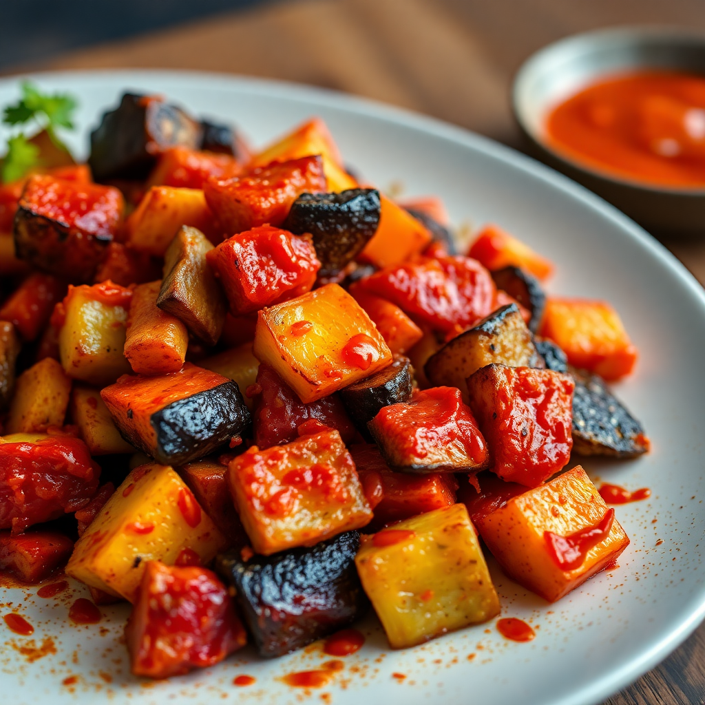 Harissa Roasted Vegetables