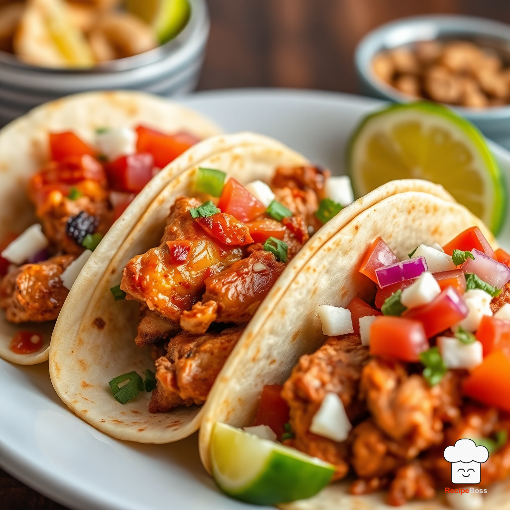 Chicken Al Pastor Tacos