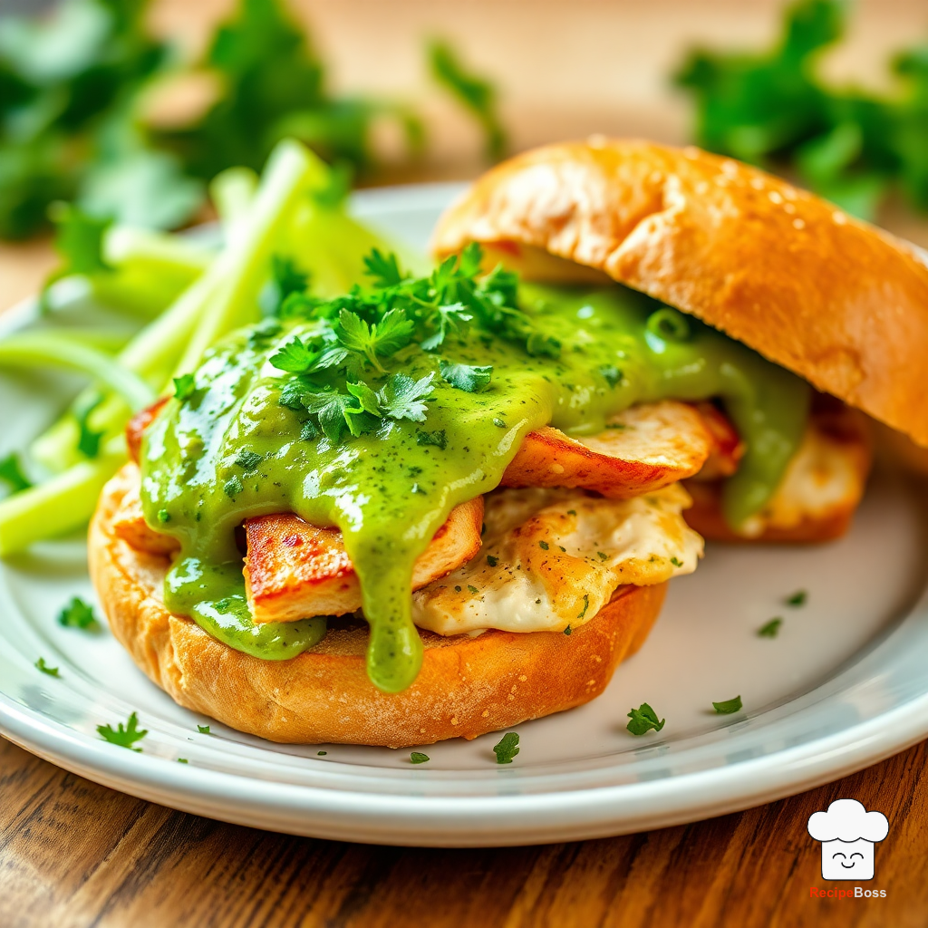 Green Goddess Chicken Sandwiches