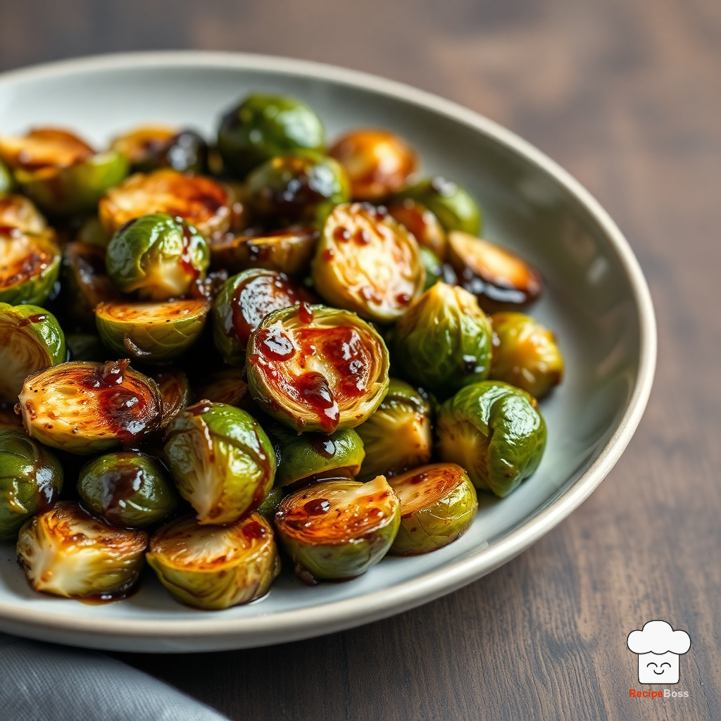 Balsamic Glazed Brussels Sprouts