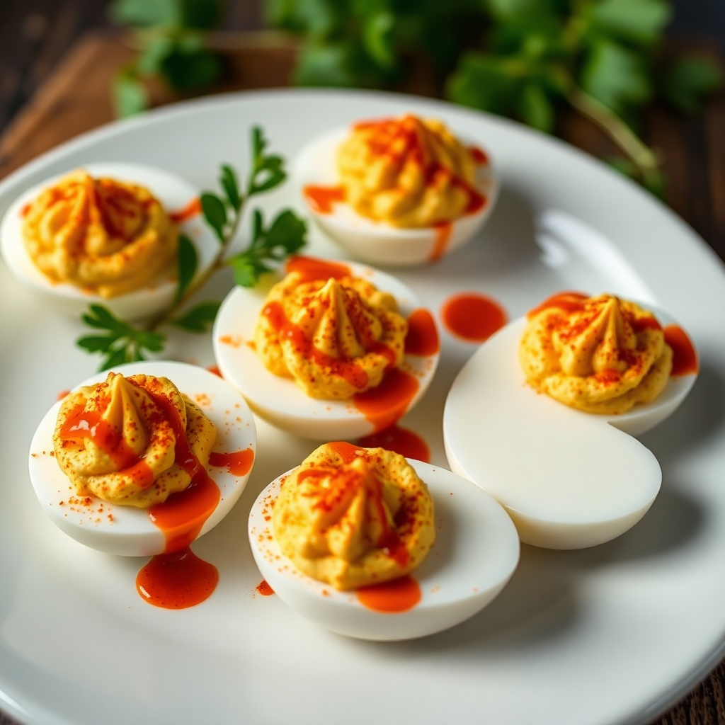 Smoky Paprika Deviled Eggs