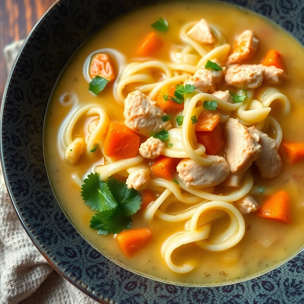 Slow Cooker Chicken Noodle Soup