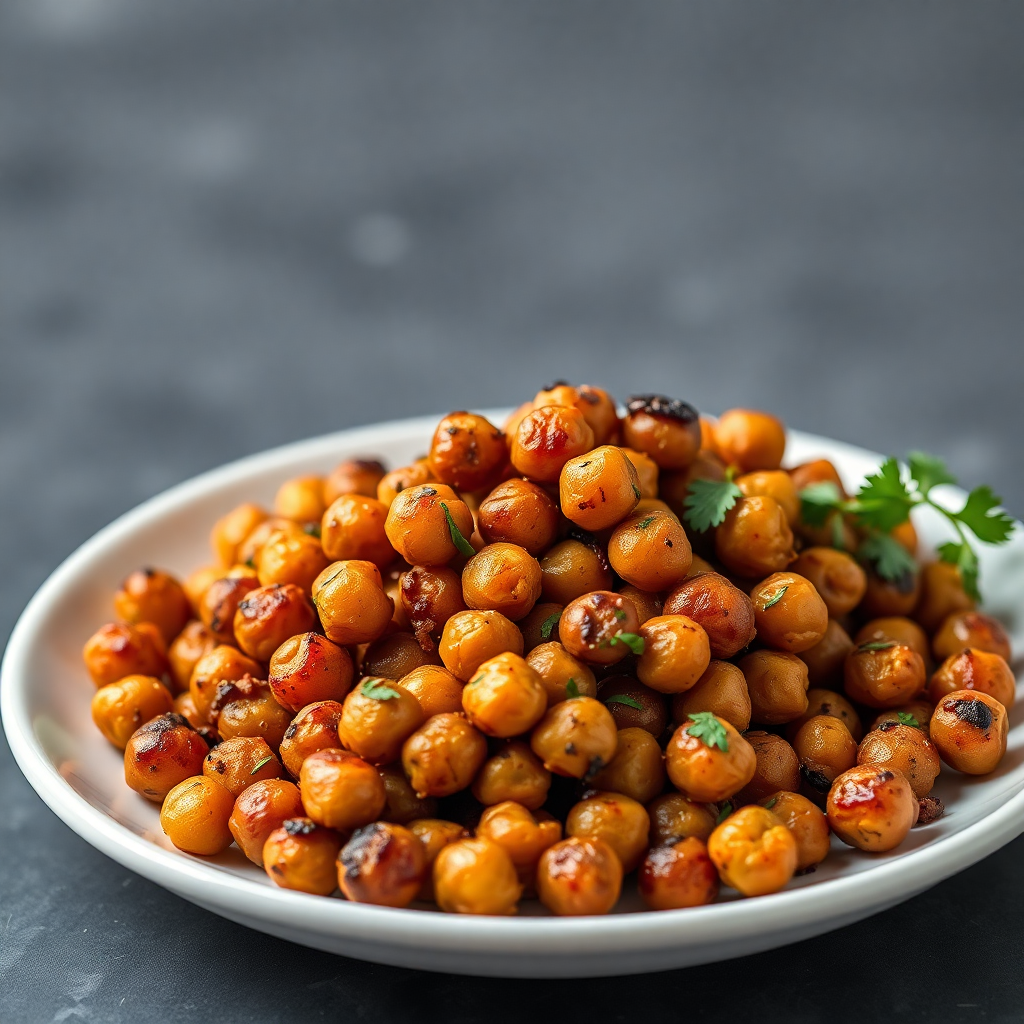 Spicy Roasted Chickpeas