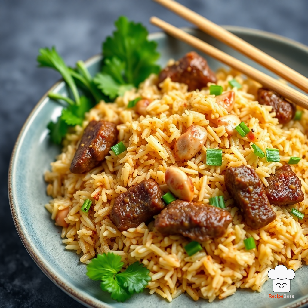Lemongrass Beef Fried Rice