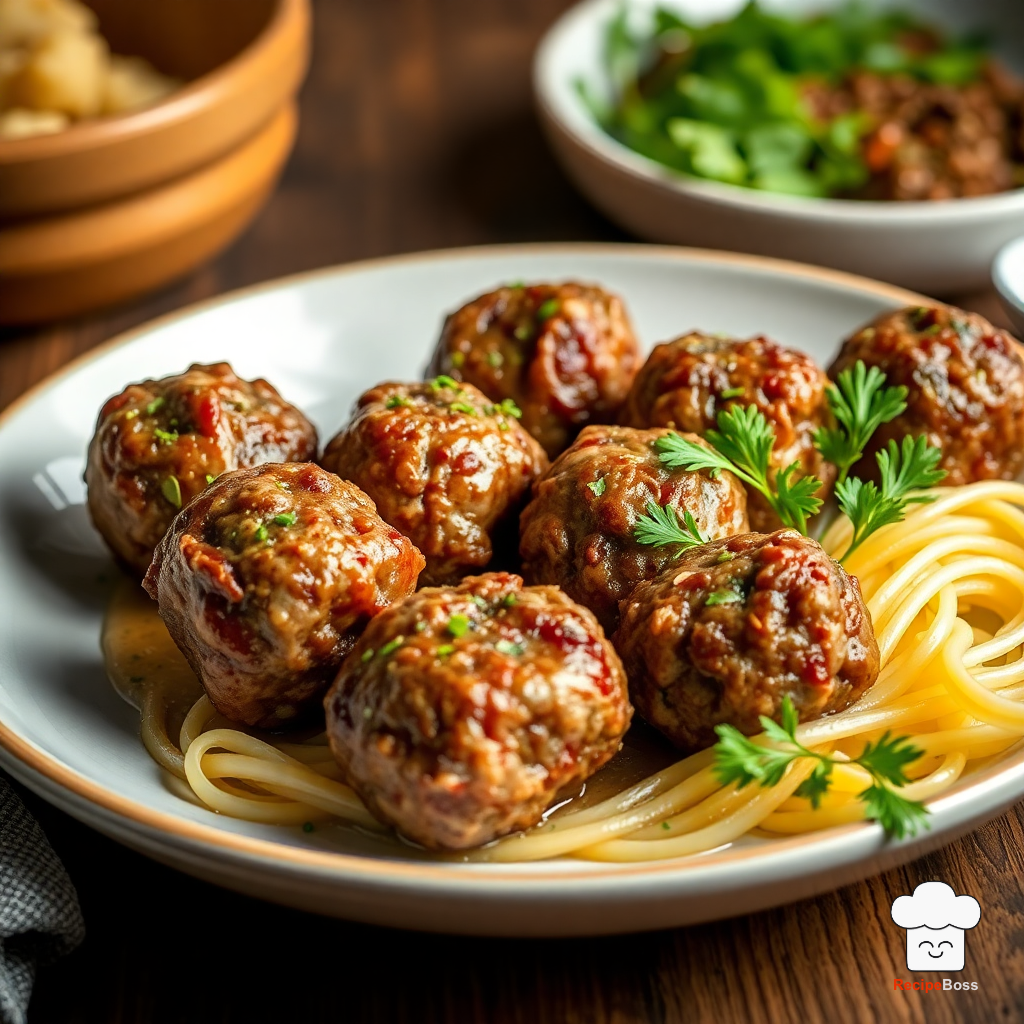 Oven-Baked Lamb Meatballs