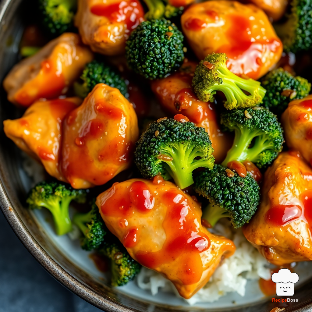 Spicy Honey-Glazed Chicken and Broccoli Bake