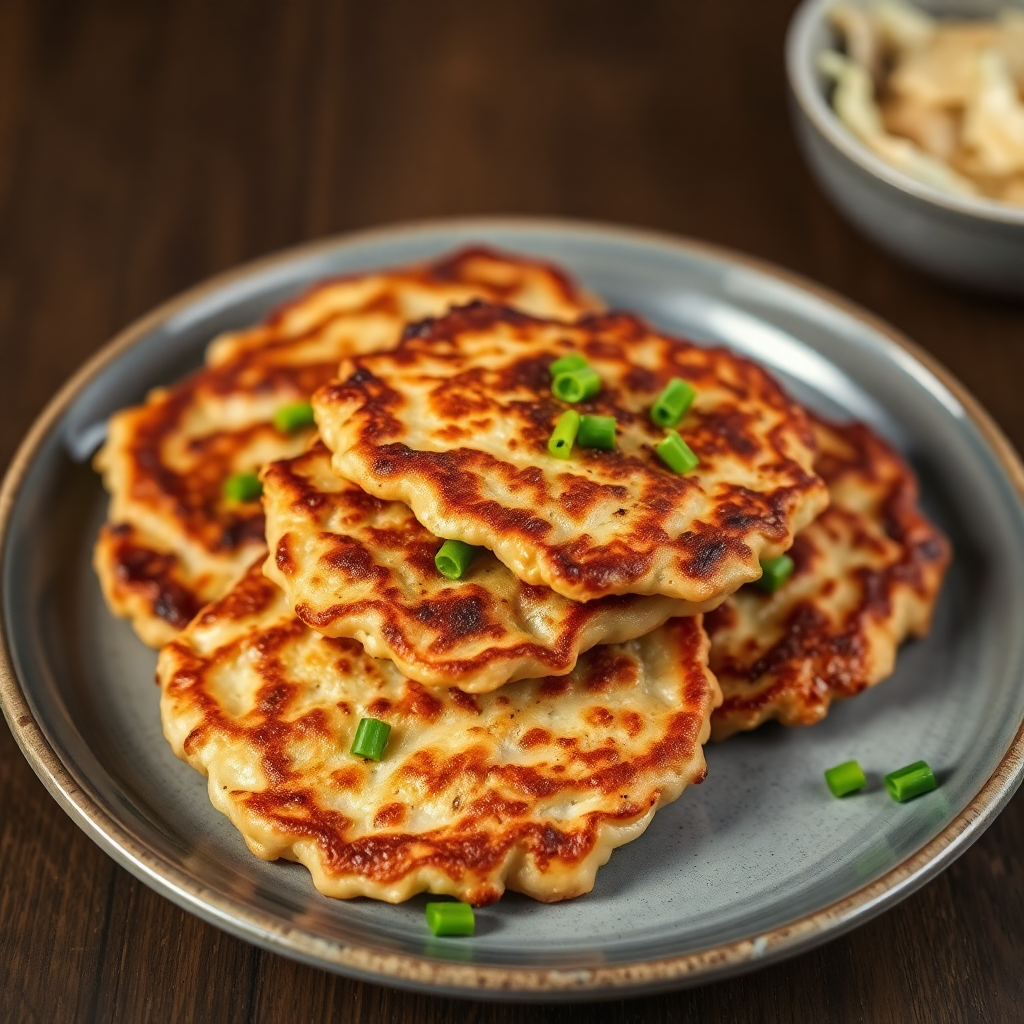 Crispy Cabbage Pancakes