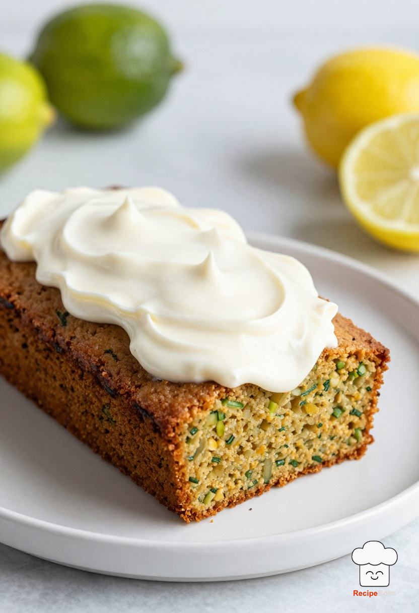 Creative Zucchini Bread with Lime Cream Cheese Frosting