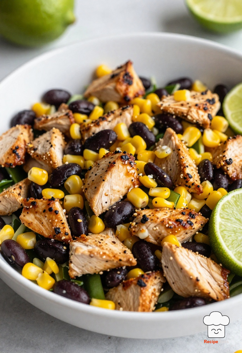 Southwest Chicken and Black Bean Salad Bowl