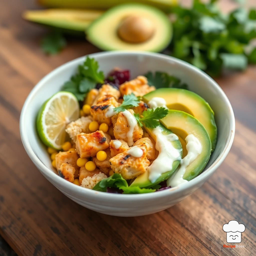 Street Corn Chicken Bowl