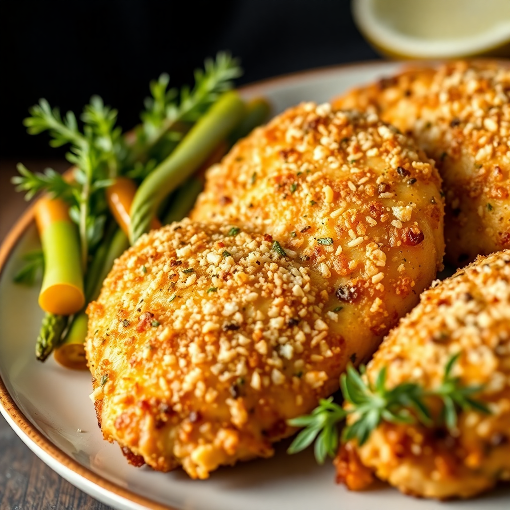 Air Fryer Garlic Parmesan Chicken