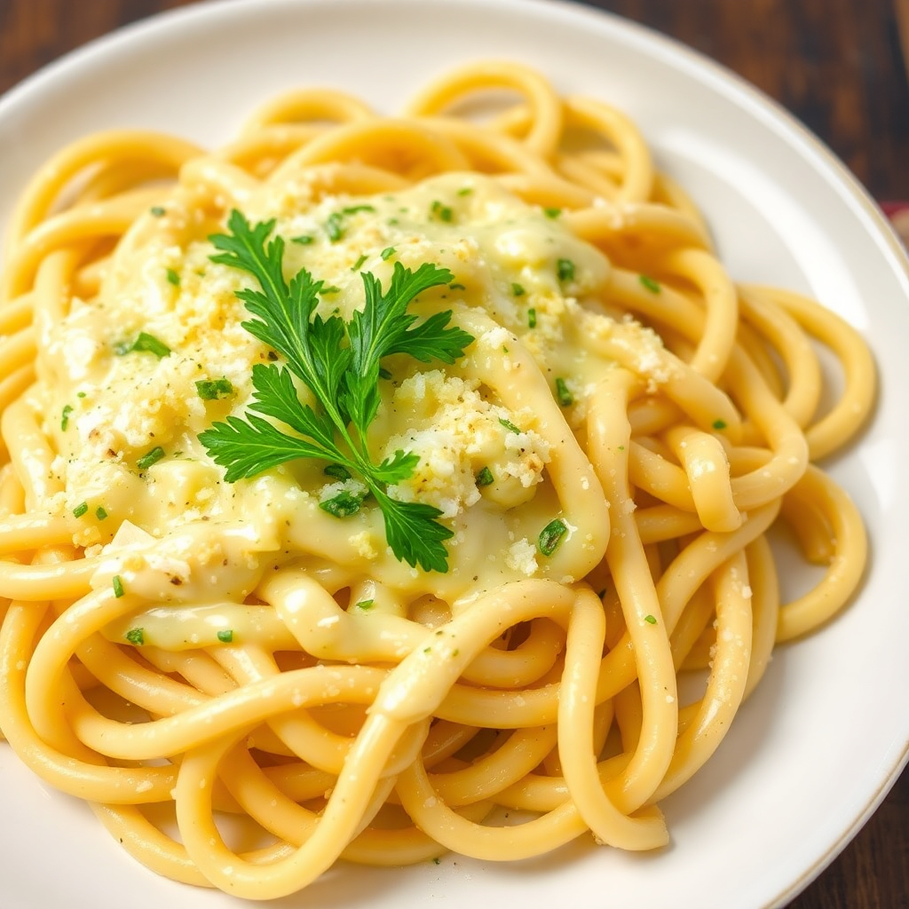 Creamy Garlic Parmesan Pasta