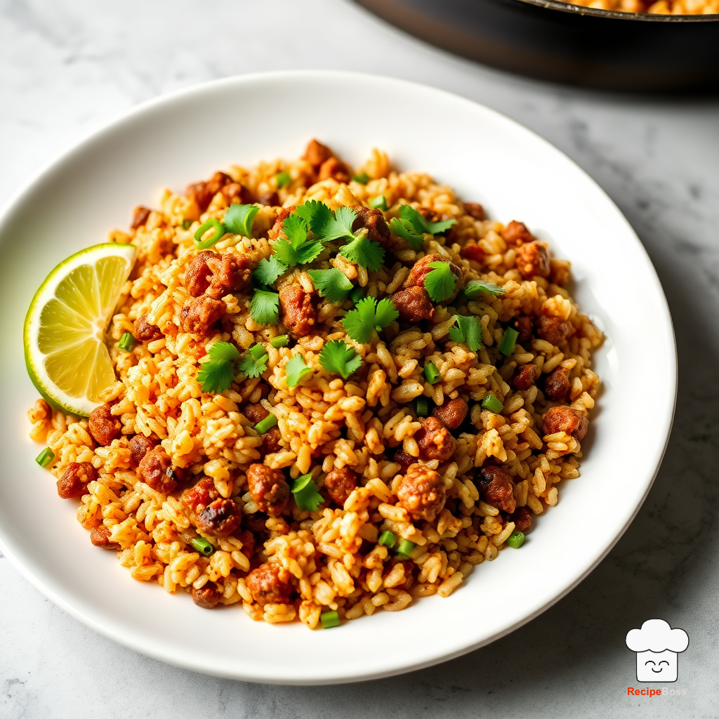 Quick Dirty Rice Skillet