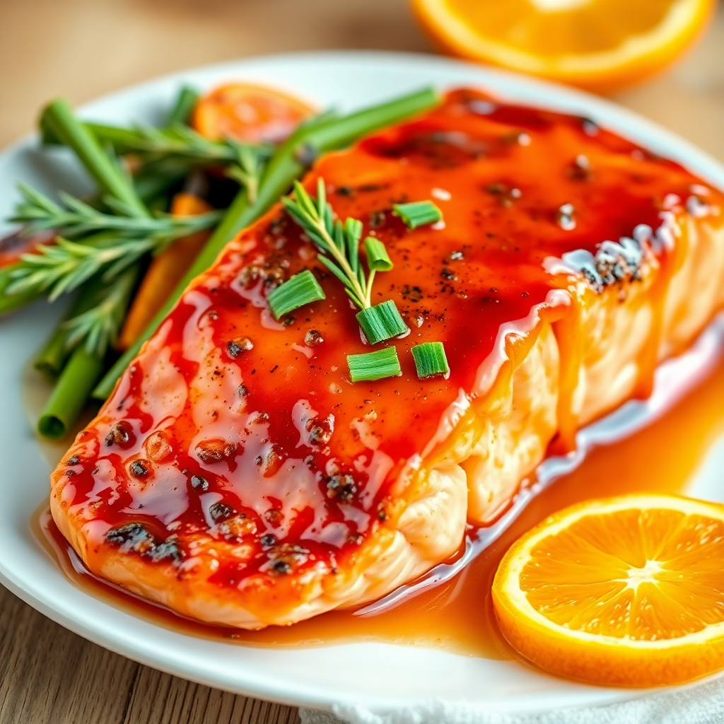 Orange Glazed Salmon