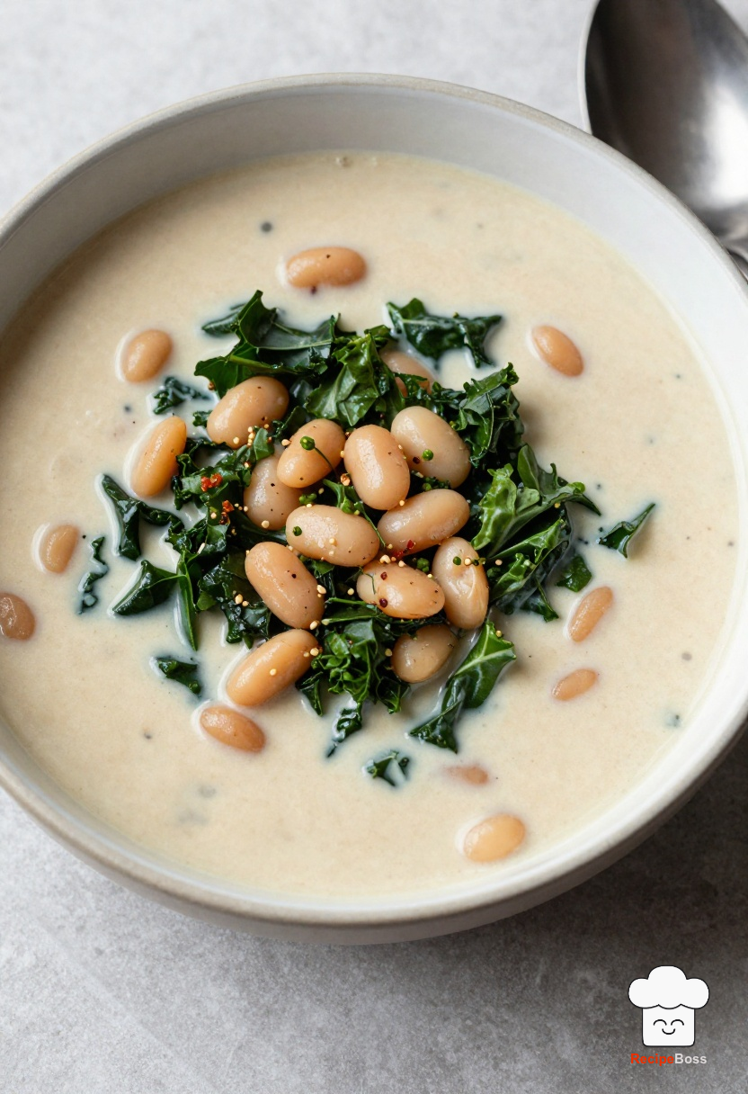 Creamy White Bean and Kale Soup