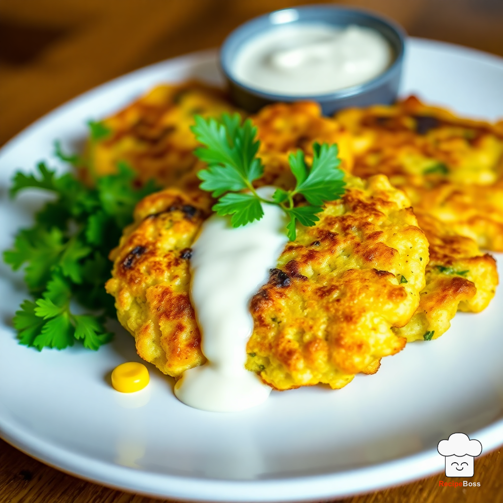 Classic Zucchini Corn Fritters