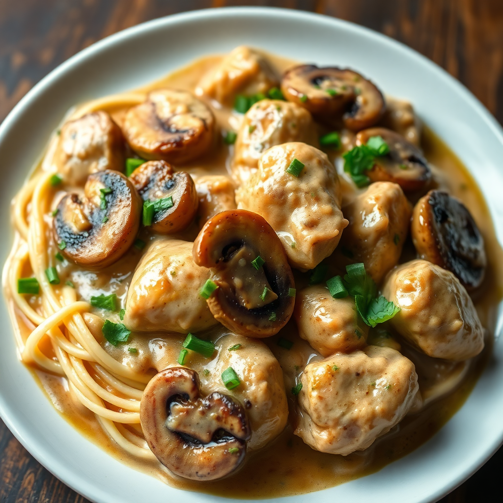 Creamy Mushroom Chicken Skillet