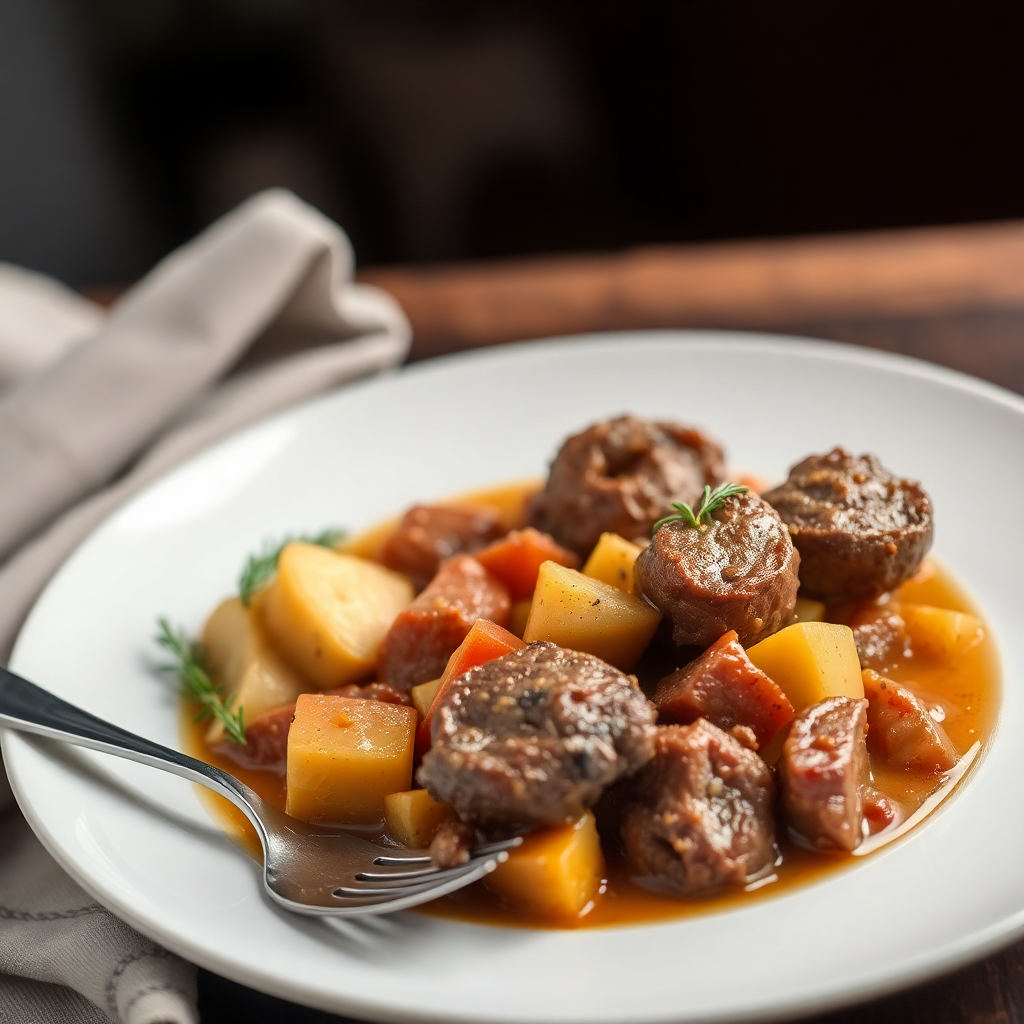 Classic Lamb and Root Vegetable Stew