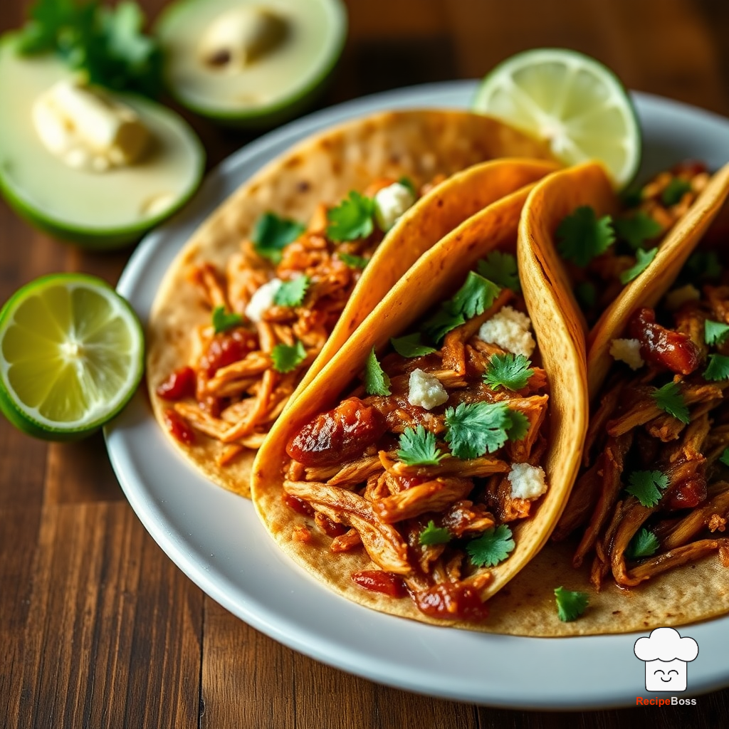 Smoky Chicken Tinga Tacos