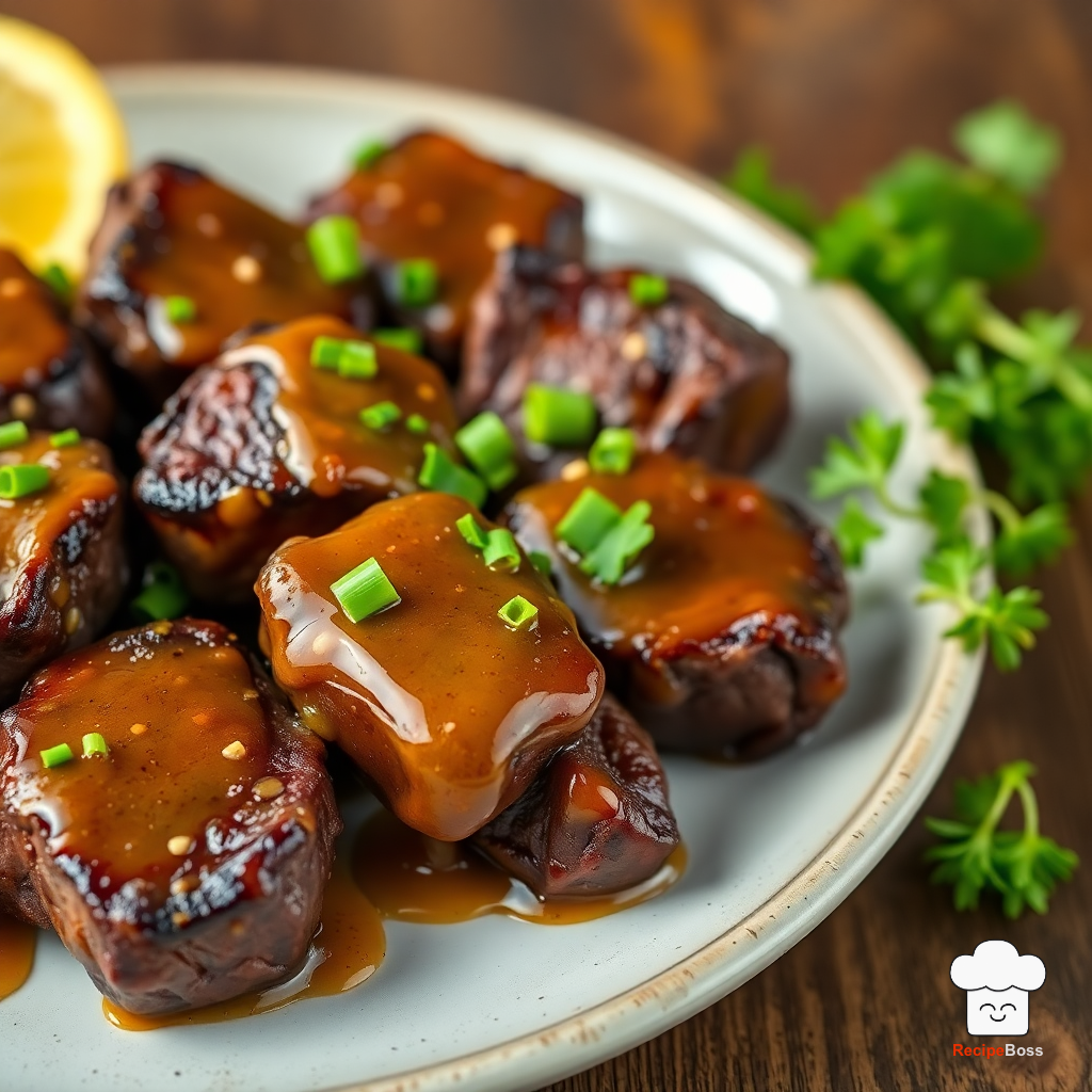 Honey Soy Garlic Butter Steak Bites