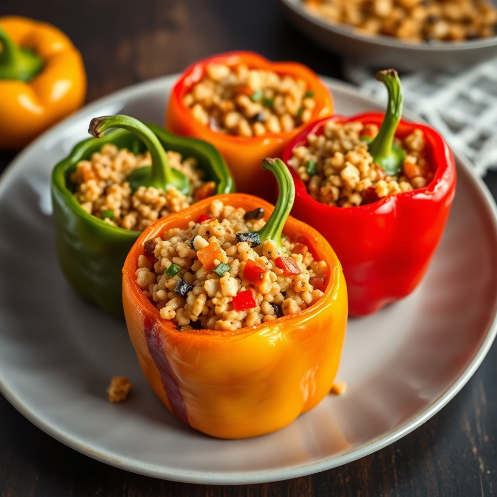 Quinoa Stuffed Bell Peppers