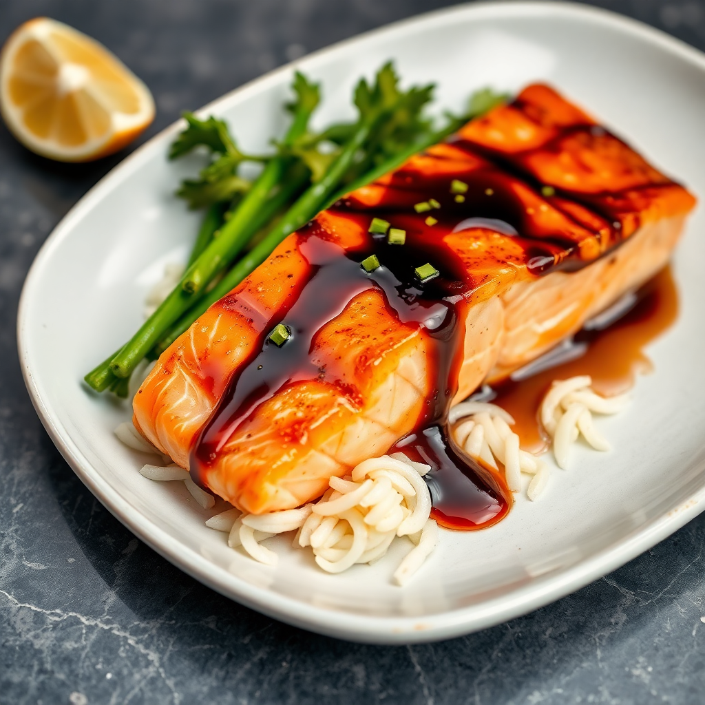 Soy-Glazed Salmon with Ginger