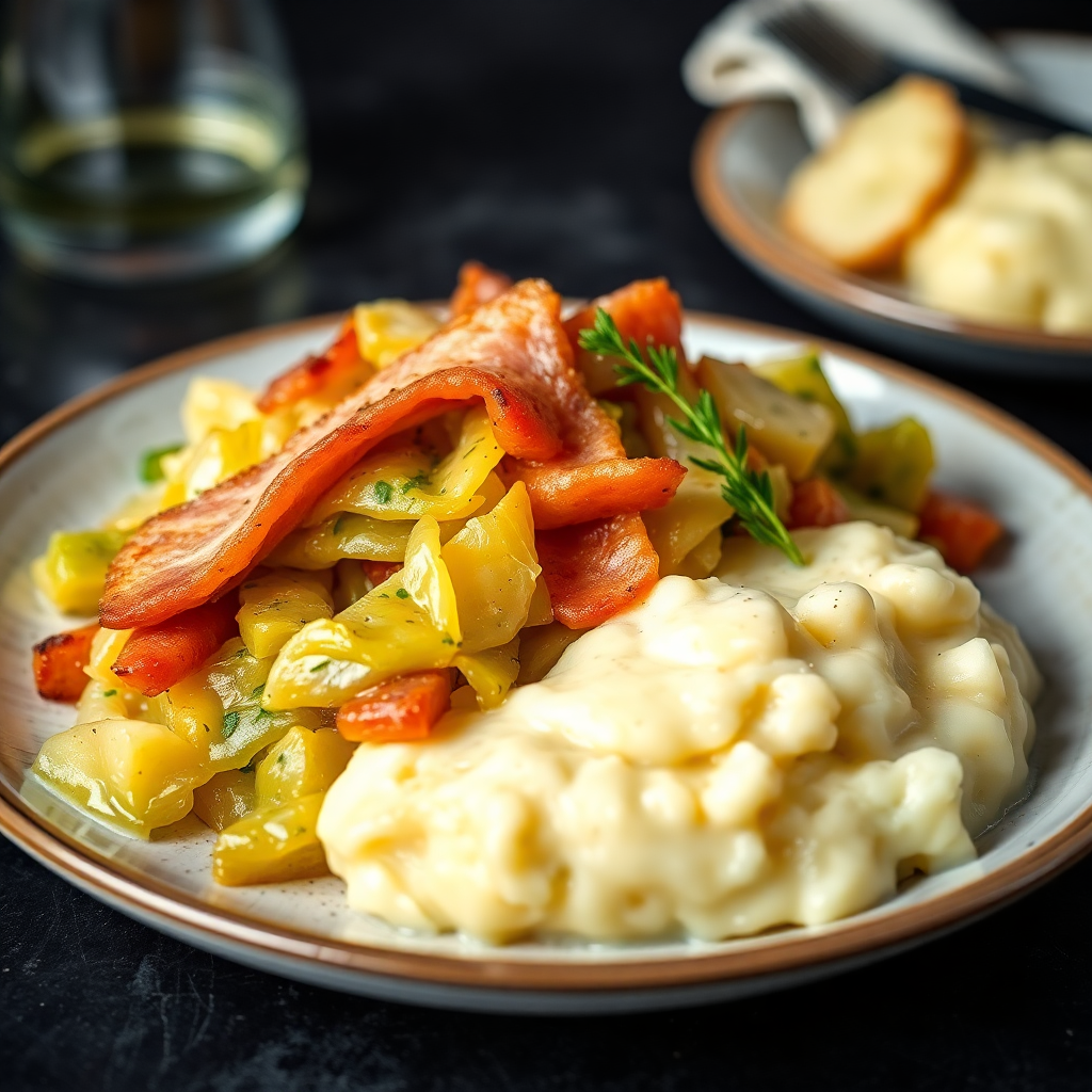 Classic Irish Bacon and Cabbage