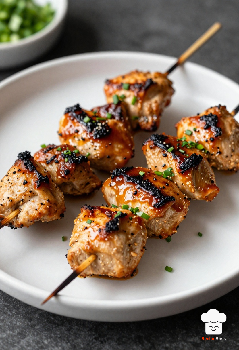 Grilled Hawaiian Teriyaki Chicken Skewers