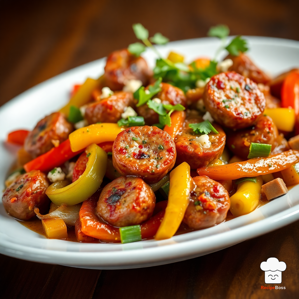 Sausage and Pepper Bake
