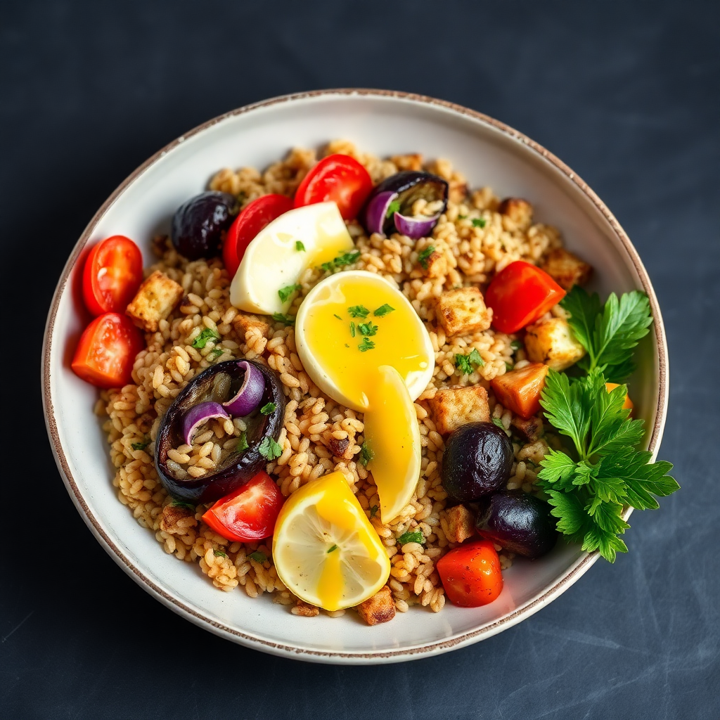 Mediterranean Farro Bowl