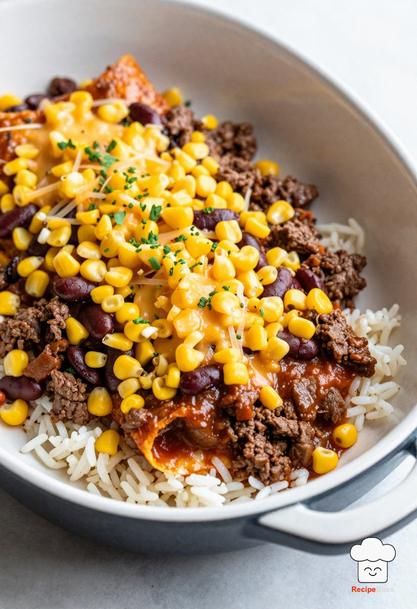 Southwestern Beef Enchilada Skillet