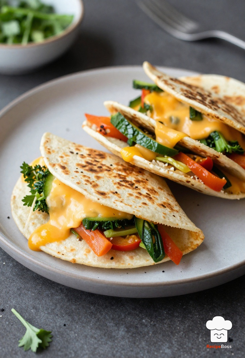 Garden Veggie Breakfast Quesadillas