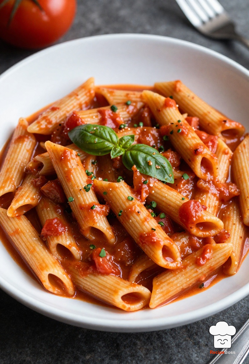Creamy Tomato Basil Penne alla Vodka