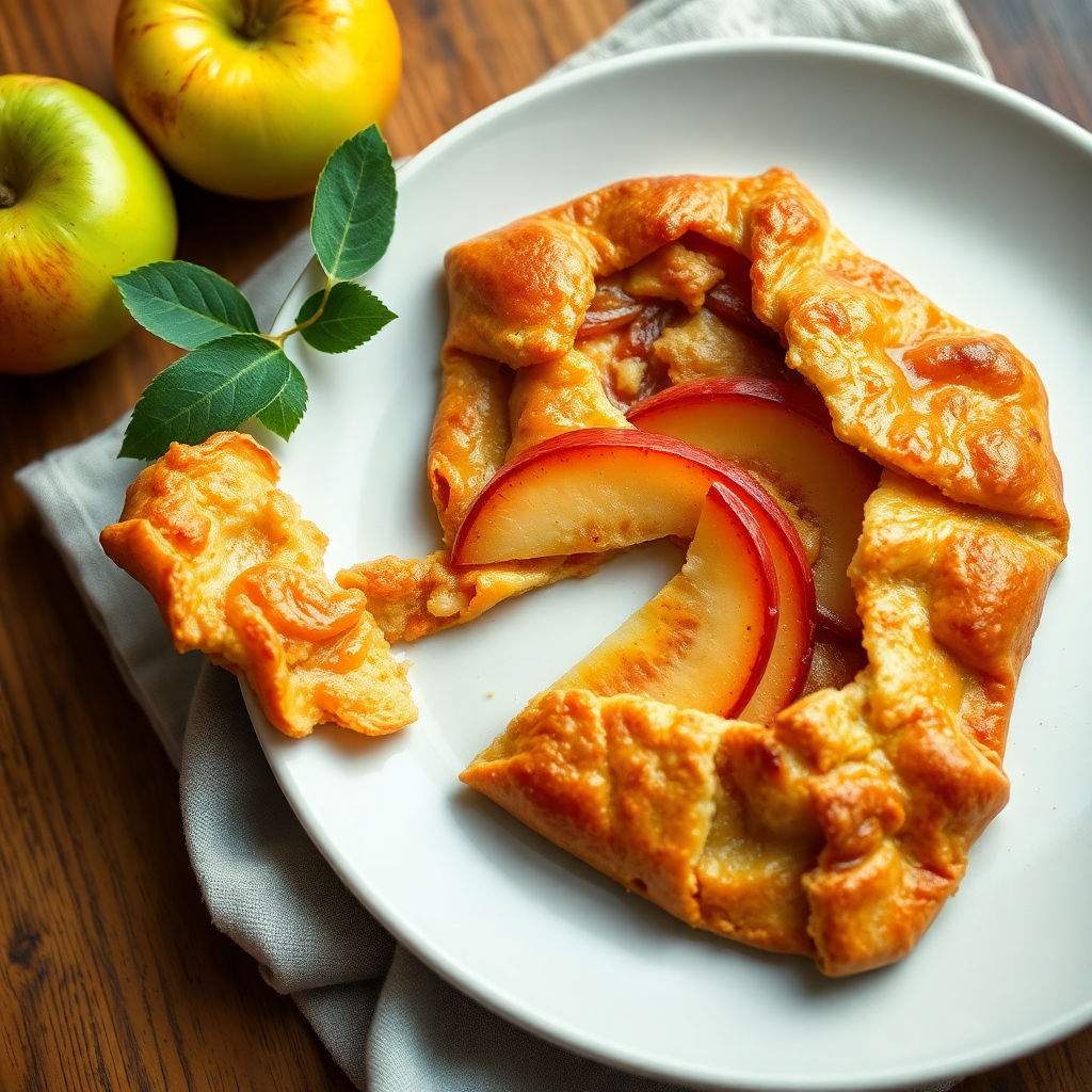 Apple & Cheddar Galette
