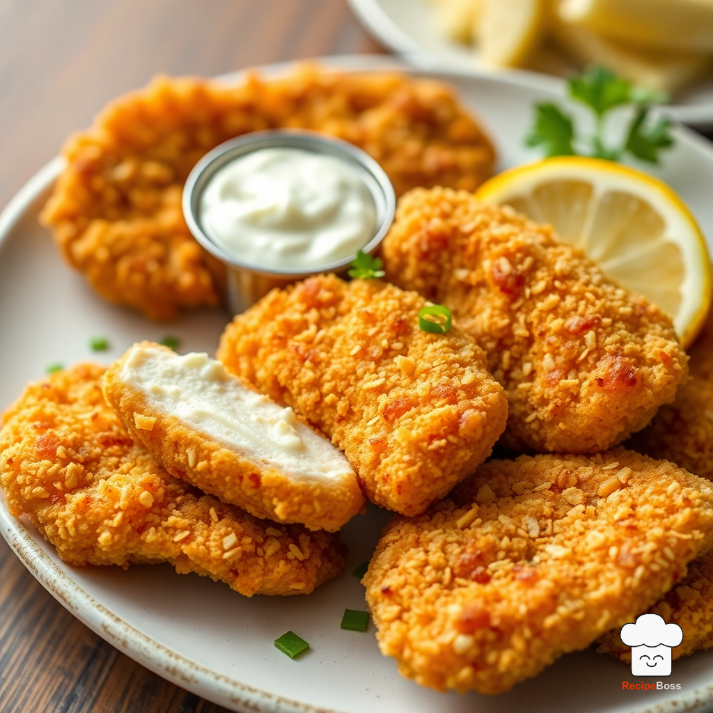 Crispy Panko Chicken Cutlets