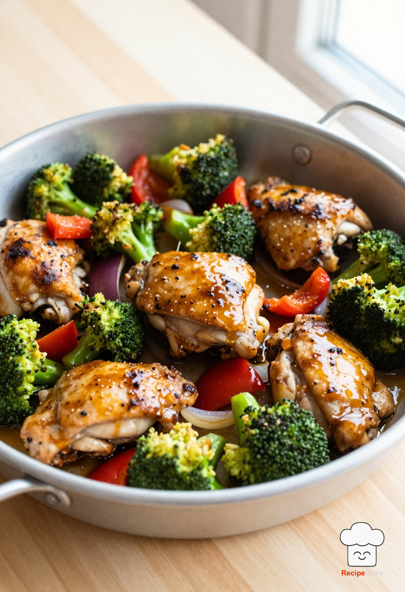 Sheet Pan Honey Mustard Chicken Thighs
