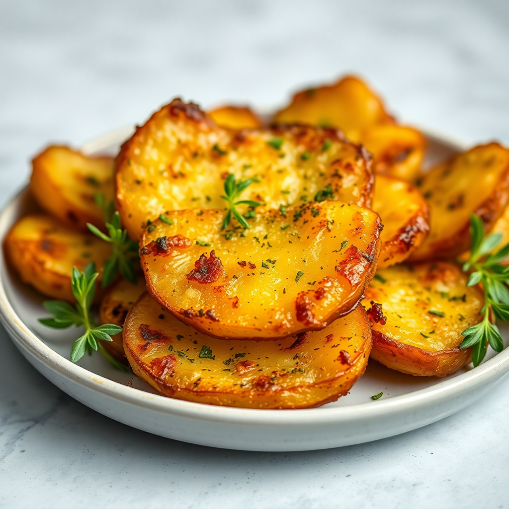 Crispy Smashed Potatoes