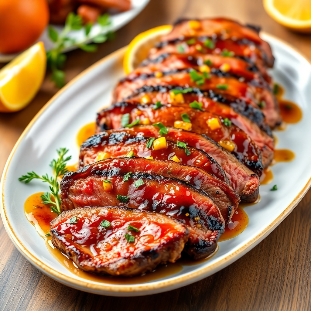 Citrus Soy Flank Steak