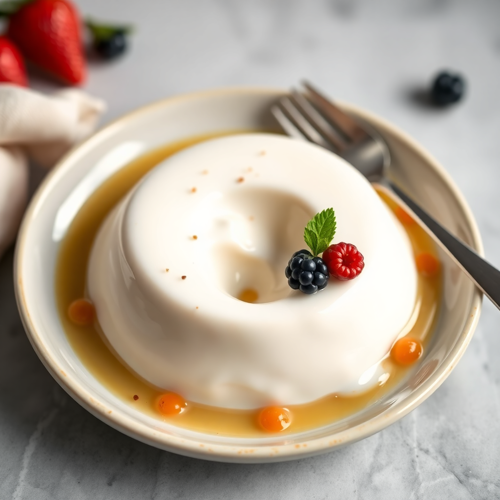 Classic Coconut Milk Panna Cotta