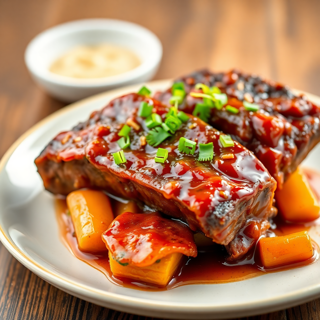 Honey Sriracha Beef Short Ribs