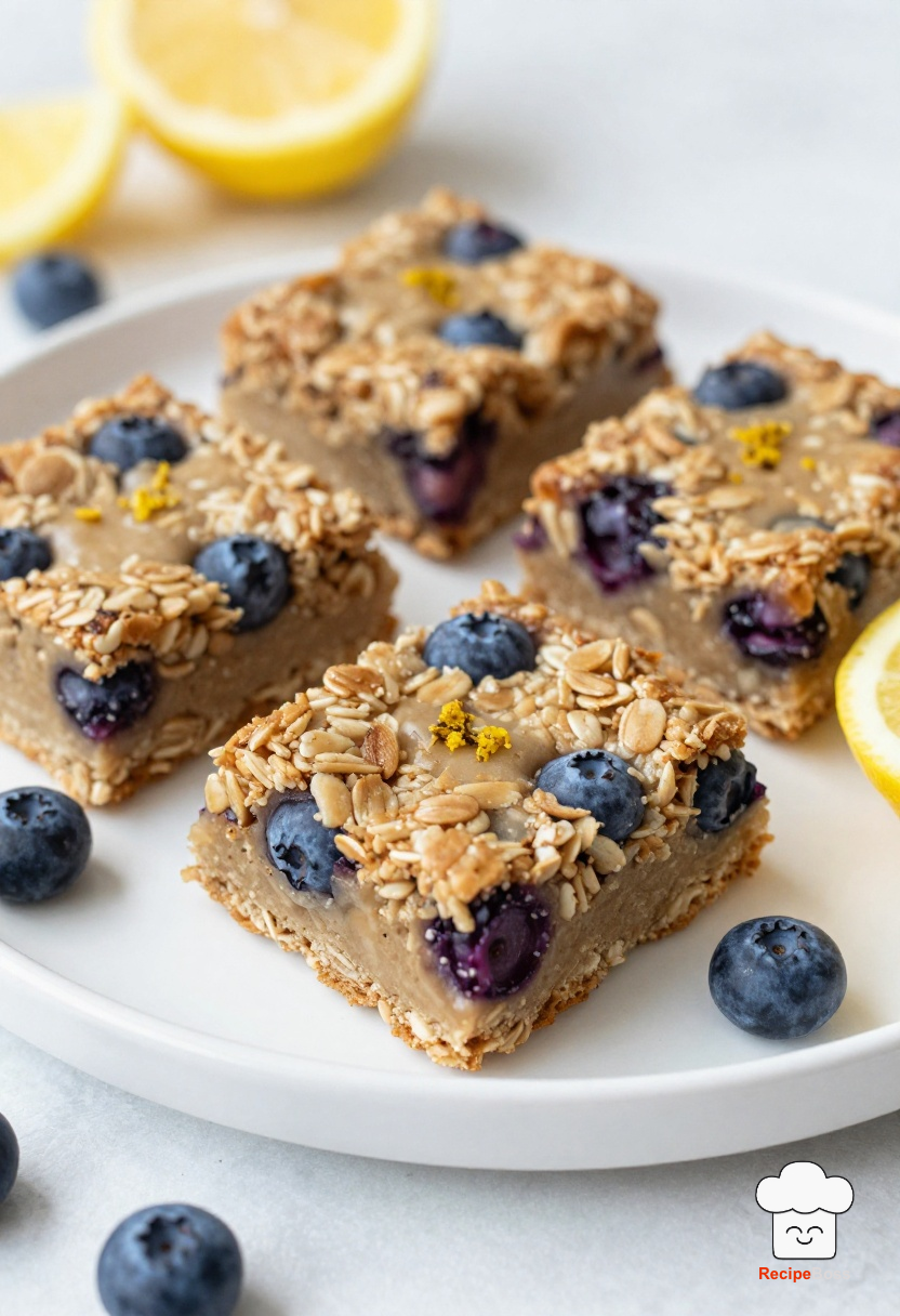 Creative Blueberry Oatmeal Breakfast Bars