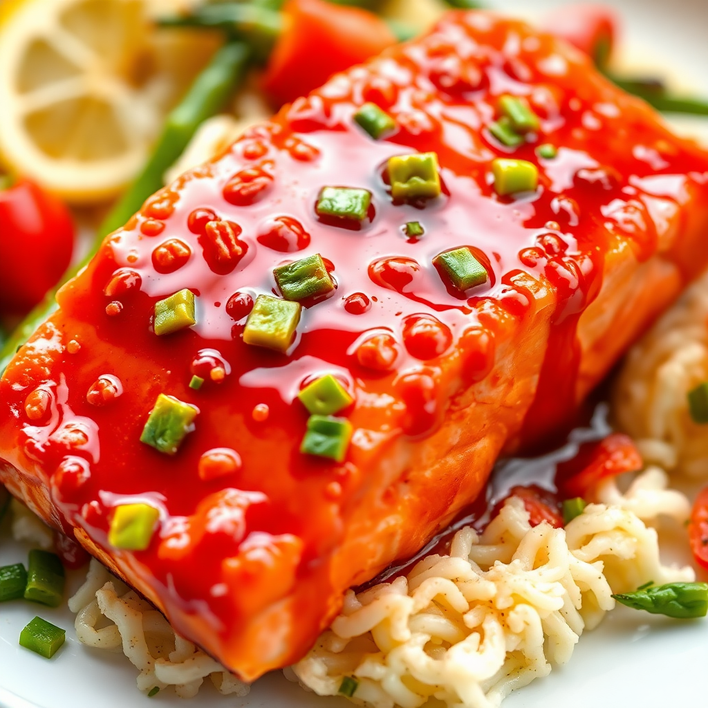 Spicy Chili Honey Salmon