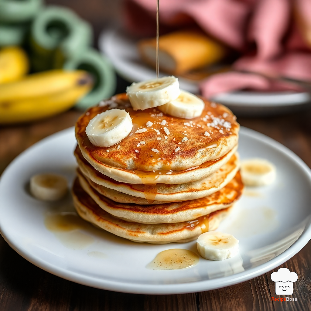 Brown Butter Banana Pancakes