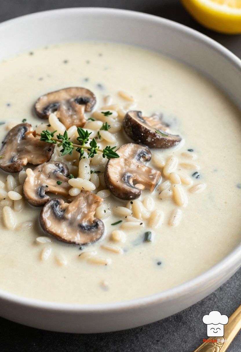 Creamy Wild Rice and Mushroom Soup