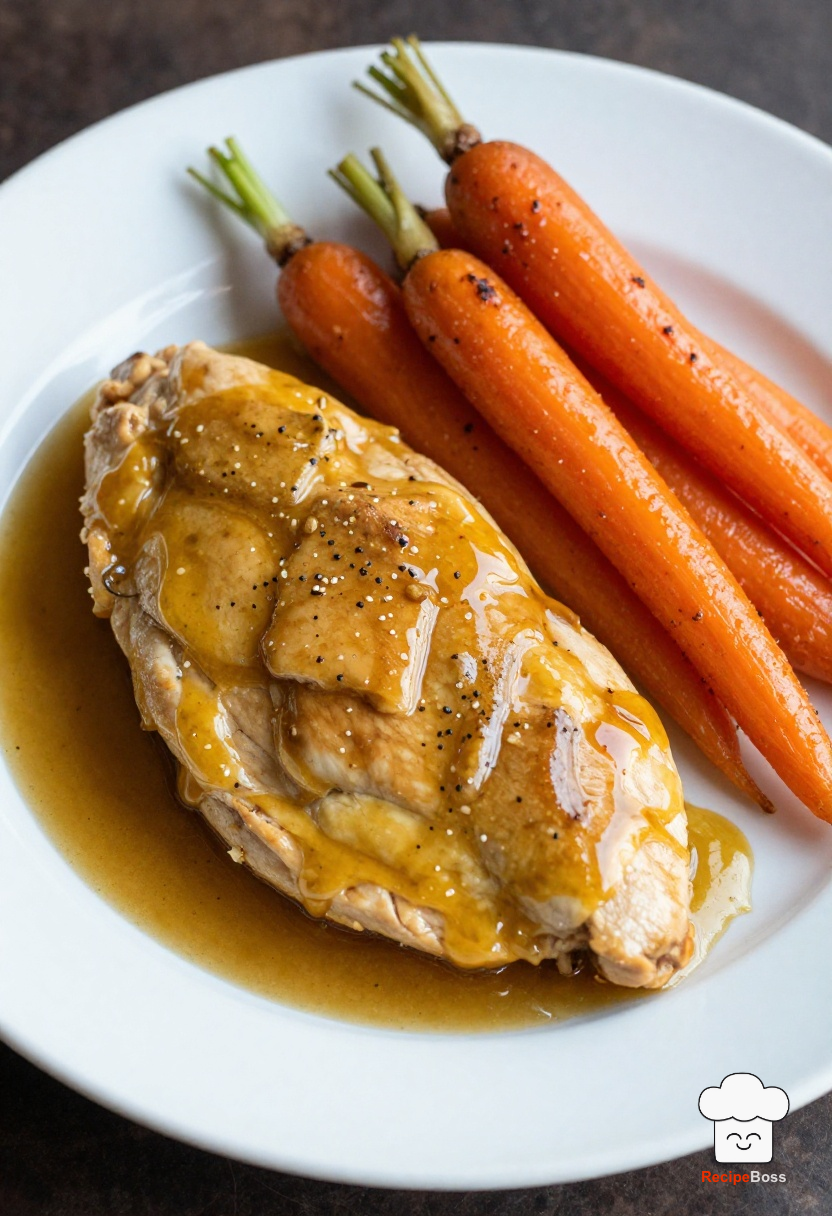 Honey Mustard Chicken with Roasted Carrots